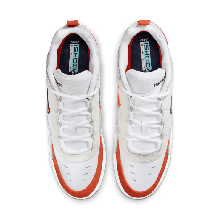 Nike SB Air Max Ishod White Orange Angle 1