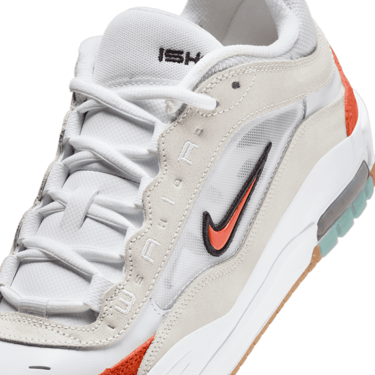 Nike SB Air Max Ishod White Orange Angle 4