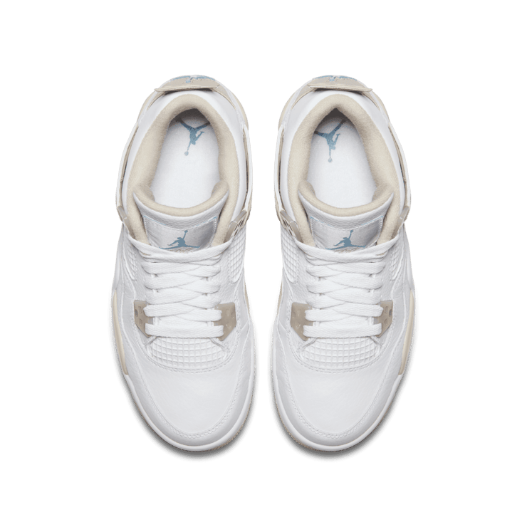 Linen White And Beige Jordan 4s NIKE AIR JORDAN RETRO PS IV Linen