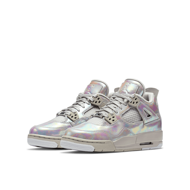 Air Jordan 4 Retro 30th Anniversary Pearl (GS) Angle 2