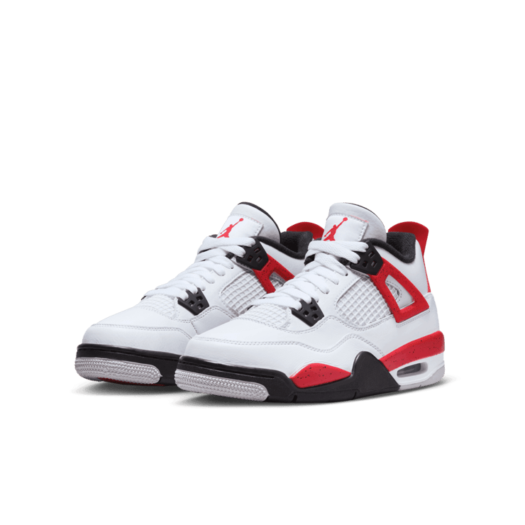 Air Jordan 4 Retro Red Cement (GS) Angle 2