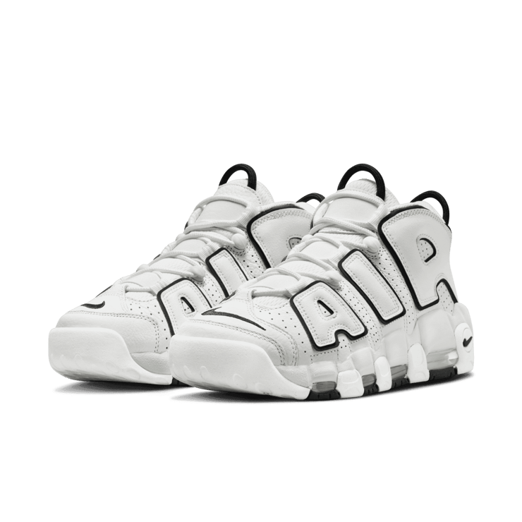 Nike Air More Uptempo Summit White Black Sail (W) Angle 2