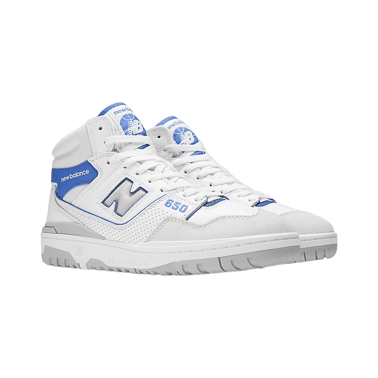 New Balance 650R White Marine Blue Angle 2