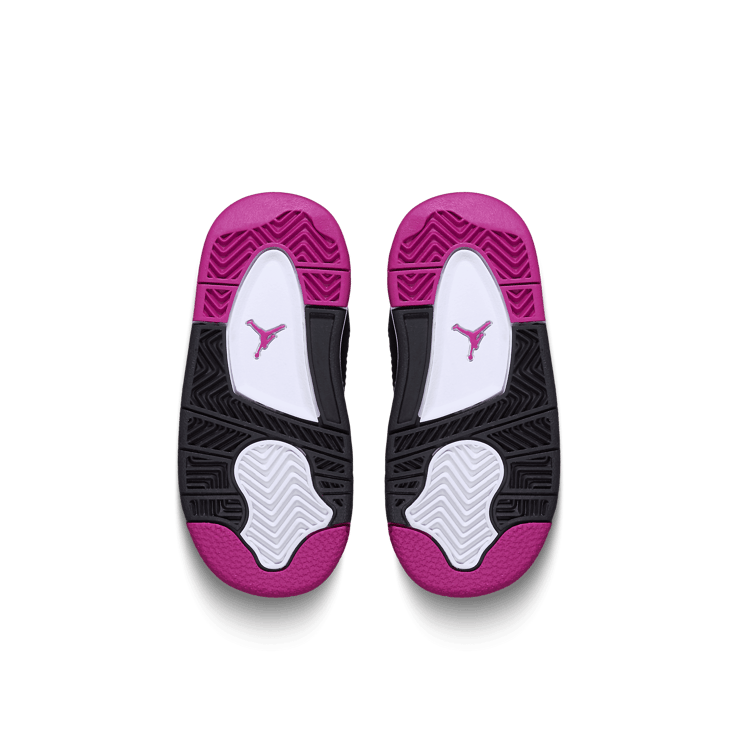 Air Jordan 4 Retro Fuchsia Lime Black (TD) Angle 0