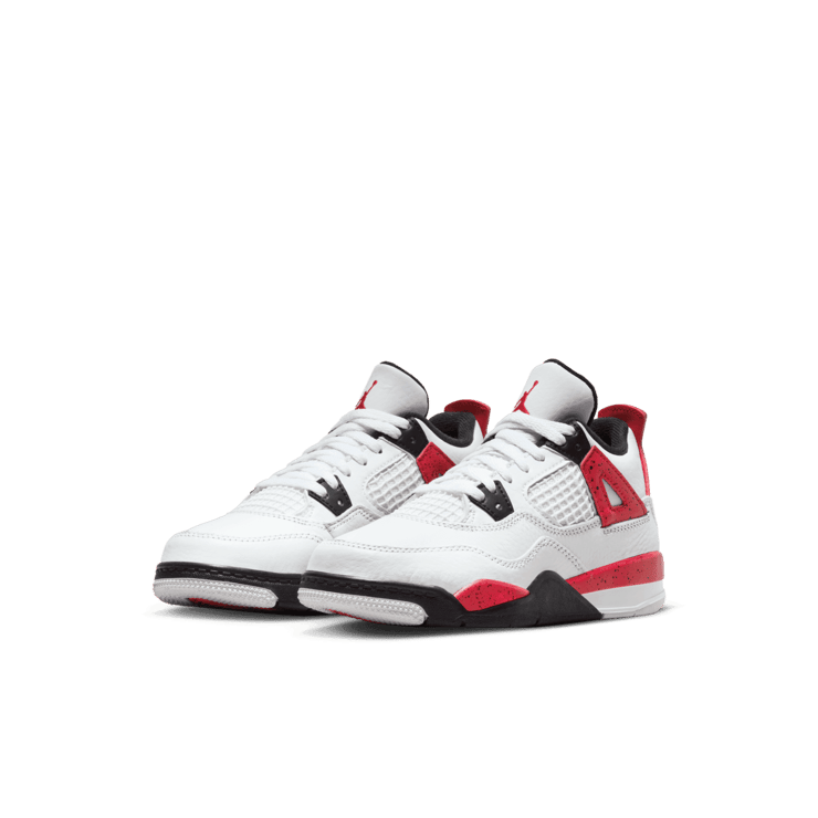 Air Jordan 4 Retro Red Cement (PS) Angle 2