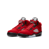Air Jordan 5 Retro Raging Bull Red (2021) (GS) Angle 2