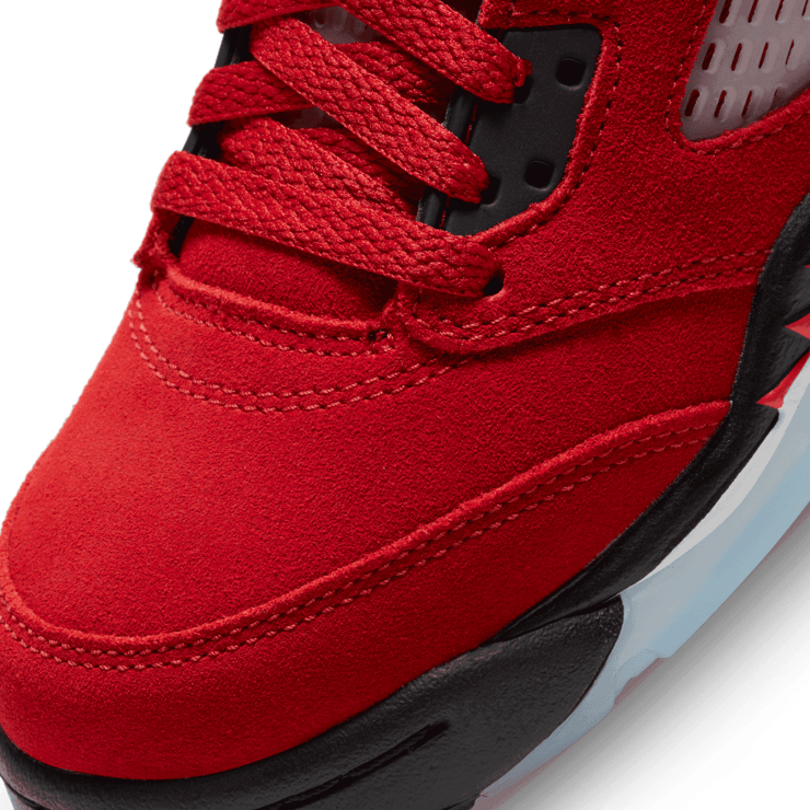 Air Jordan 5 Retro Raging Bull Red (2021) (GS) Angle 4