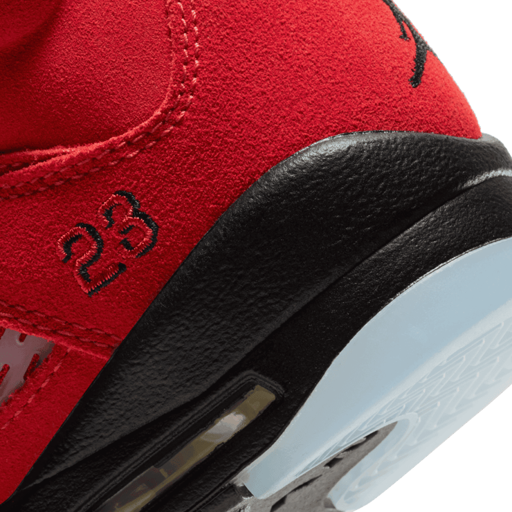 Air Jordan 5 Retro Raging Bull Red (2021) (GS) Angle 5