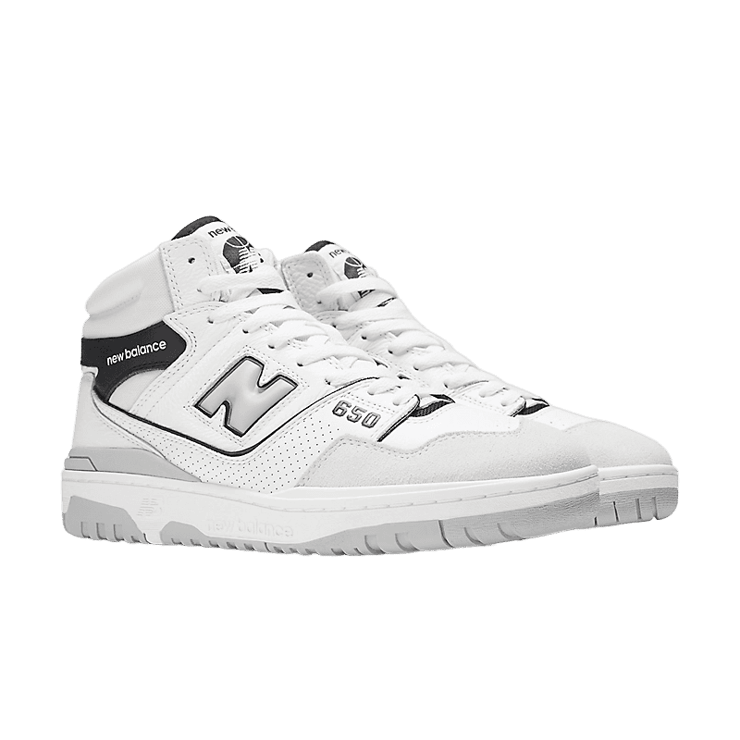 New Balance 650 White Black Angora Angle 2