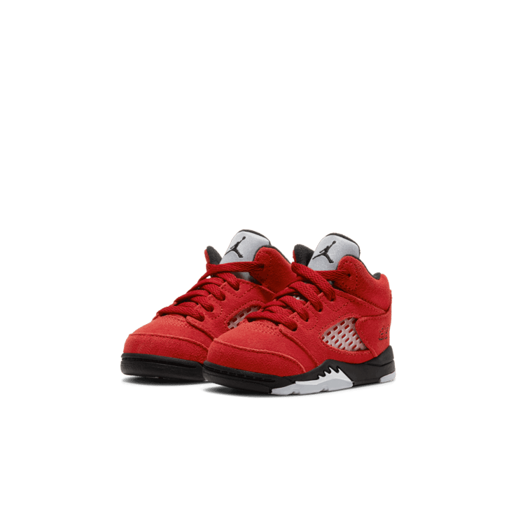Air Jordan 5 Retro Raging Bull Red (2021) (TD) Angle 2