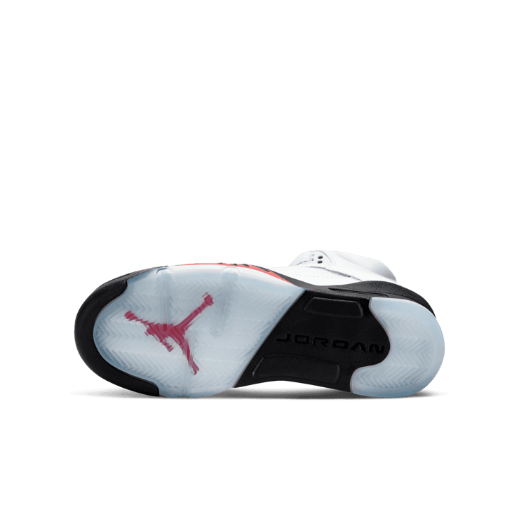 Air Jordan 5 Retro Fire Red Silver Tongue (2020) (GS) Angle 0