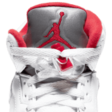 Air Jordan 5 Retro Fire Red Silver Tongue (2020) (GS) Angle 5