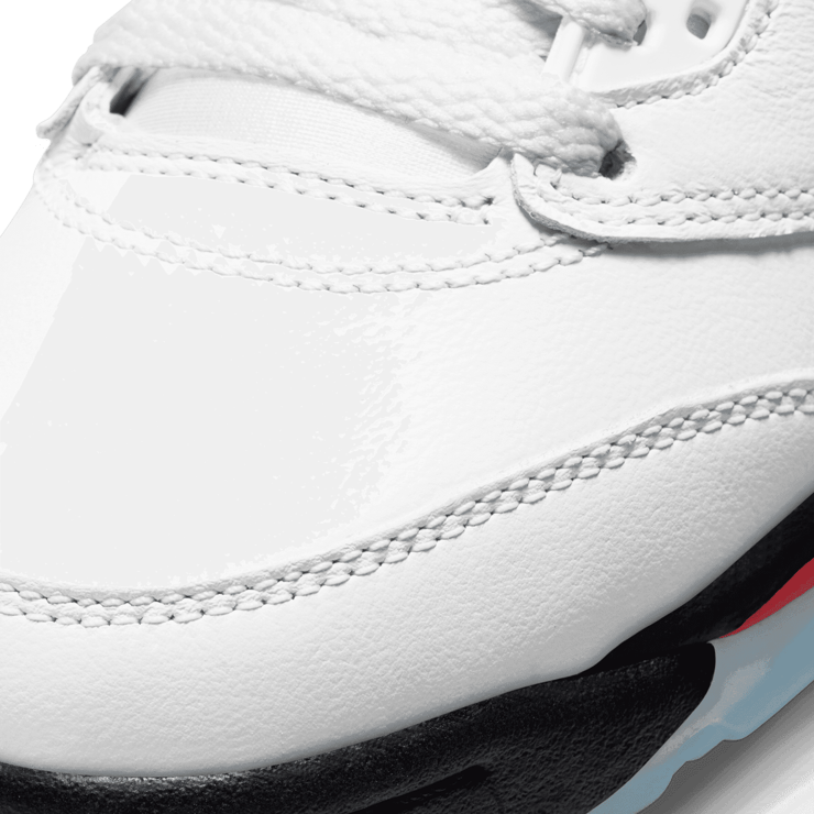 Air Jordan 5 Retro Fire Red Silver Tongue (2020) (GS) Angle 6