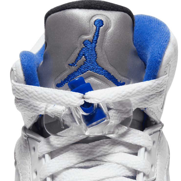 Air Jordan 5 Retro White Stealth (2021) (GS) Angle 7