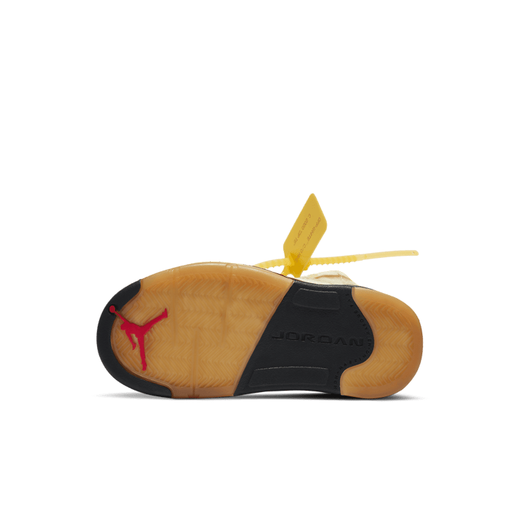 Air Jordan 5 Retro Off-White Sail (PS) Angle 0