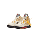 NIKE ×OFF-WHITE AIR JORDAN 5 RETRO SAIL Buy Off-White x Air Jordan 5 SP 'Sail' - DH8565 100 | GOAT