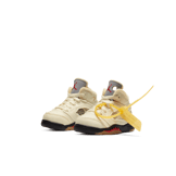 Air Jordan 5 Retro Off-White Sail (TD) Angle 2