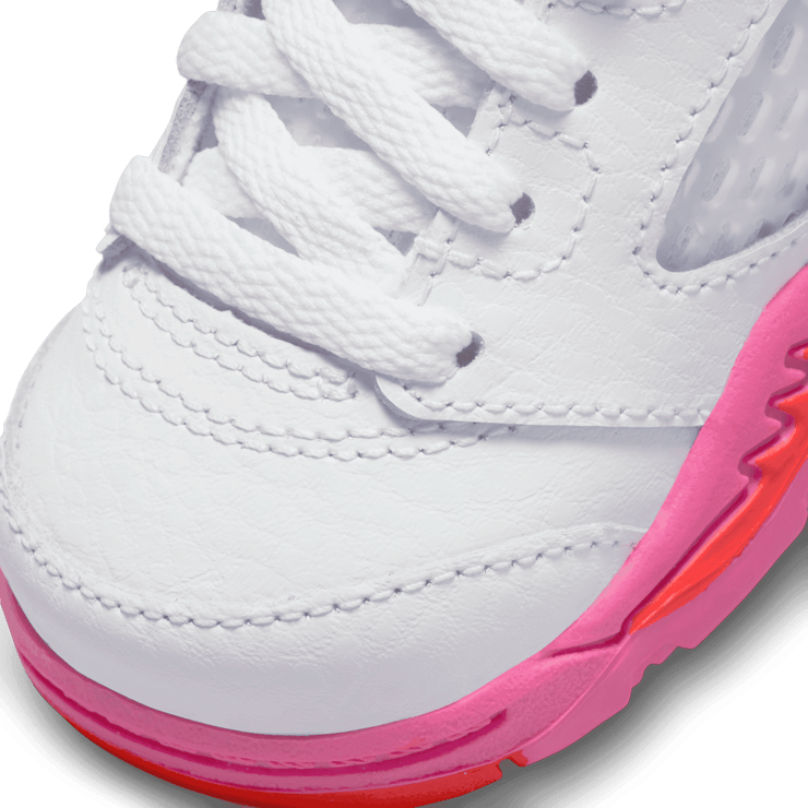 Air Jordan 5 Retro WNBA Pinksicle Safety Orange (TD) Angle 4
