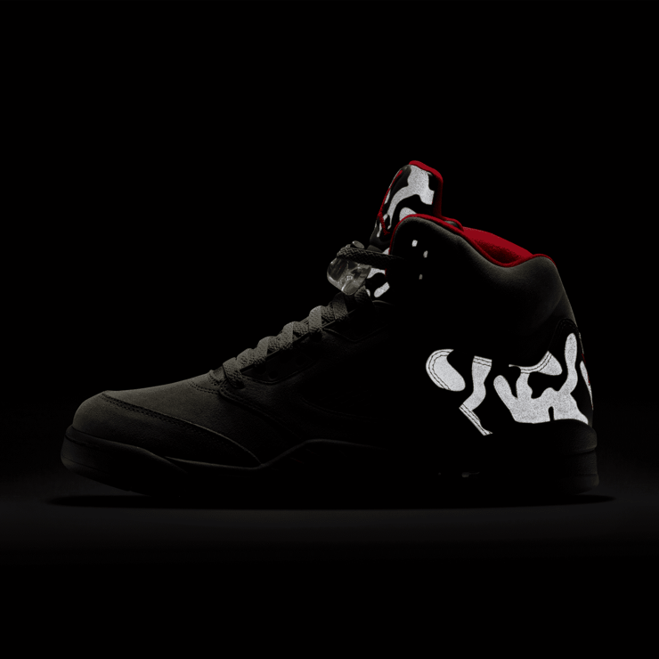 Air Jordan 5 Retro P51 Camo Angle 4