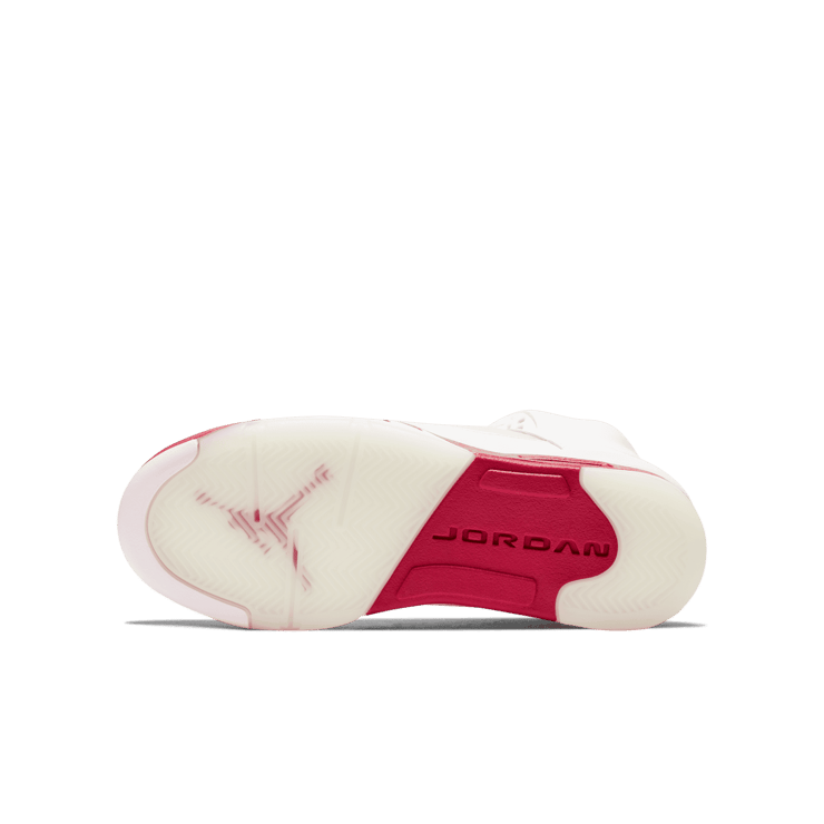 Air Jordan 5 Retro White Pink Red (GS) Angle 0