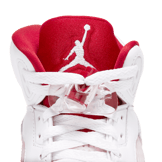 Air Jordan 5 Retro White Pink Red (GS) Angle 6