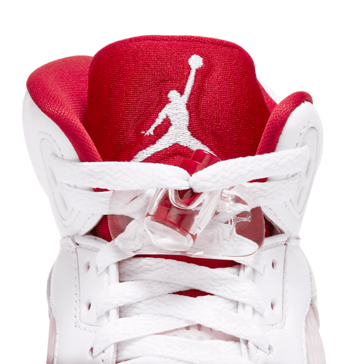 Air Jordan 5 Retro White Pink Red (GS) Angle 6