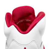 Air Jordan 5 Retro White Pink Red (GS) Angle 7