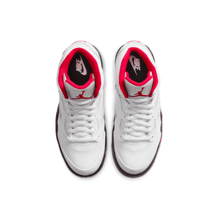Air Jordan 5 Retro Fire Red Silver Tongue (2020) (PS) Angle 1