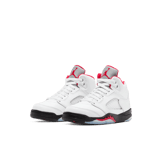 Air Jordan 5 Retro Fire Red Silver Tongue (2020) (PS) Angle 2