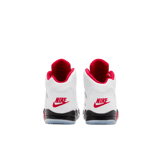 Air Jordan 5 Retro Fire Red Silver Tongue (2020) (PS) Angle 3