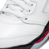 Air Jordan 5 Retro Fire Red Silver Tongue (2020) (PS) Angle 4