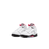 AIr Jordan 5 Retro Fire Red Silver Tongue (2020) (TD) Angle 2