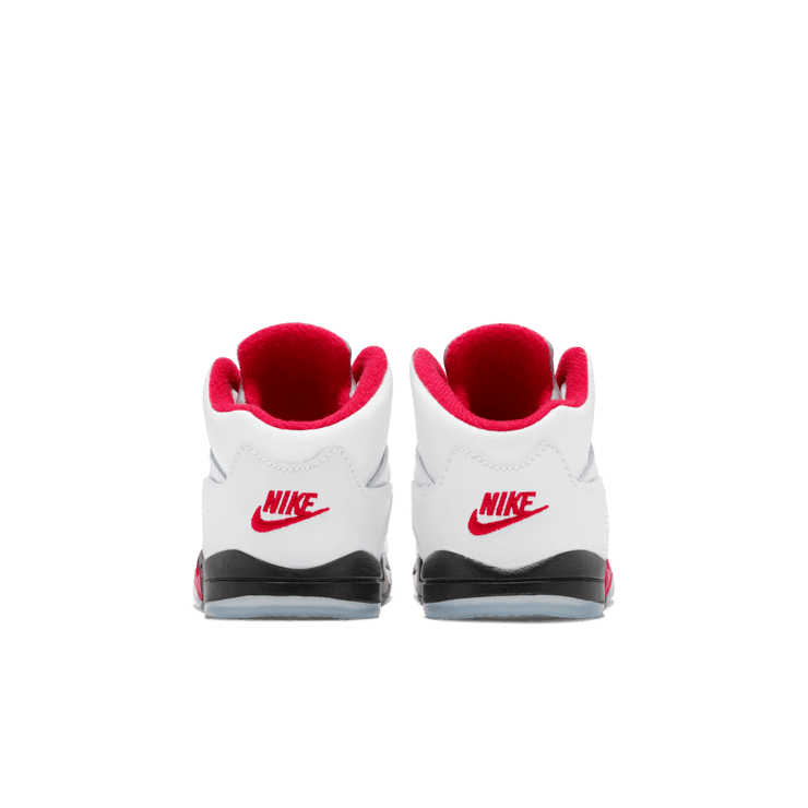 AIr Jordan 5 Retro Fire Red Silver Tongue (2020) (TD) Angle 3