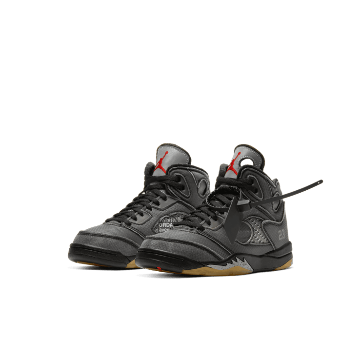 Air Jordan 5 Retro Off-White Muslin (PS) Angle 2