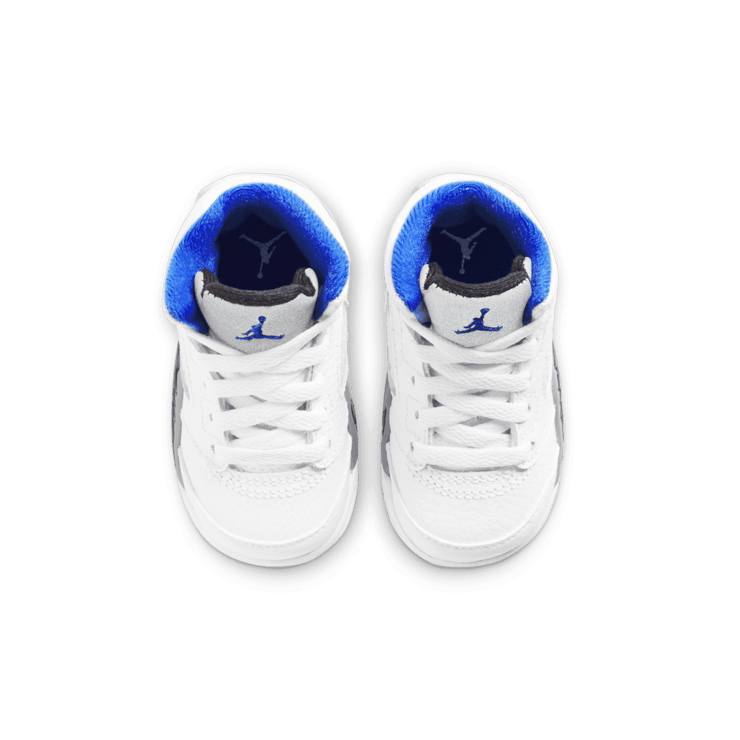 Air Jordan 5 Retro White Stealth (2021) (TD) Angle 1