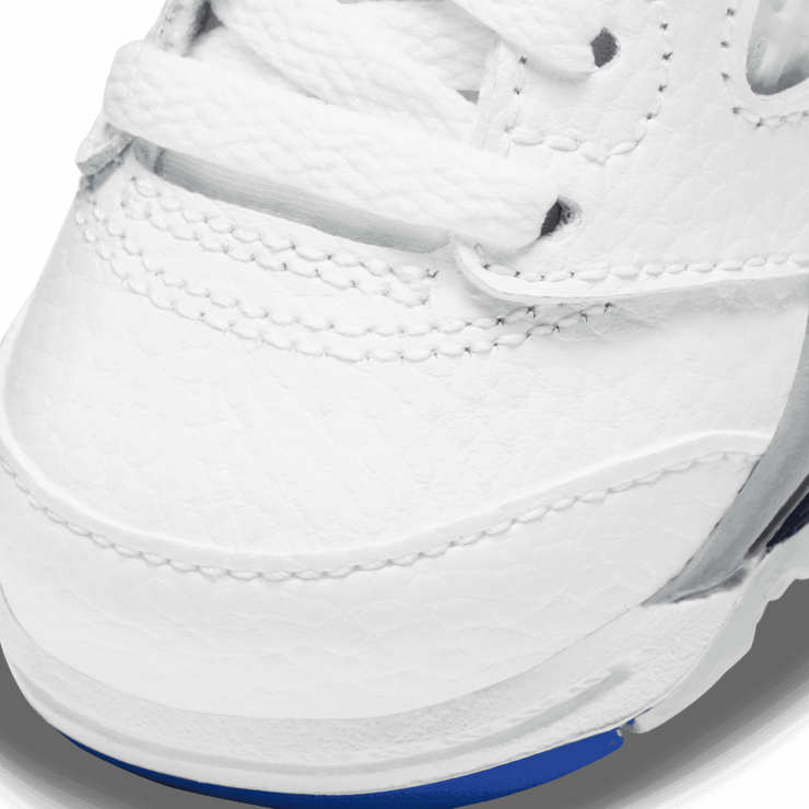 Air Jordan 5 Retro White Stealth (2021) (TD) Angle 4