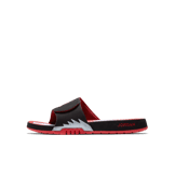 Air Jordan Hydro 5 Retro Black Particle Grey University Red Angle 0