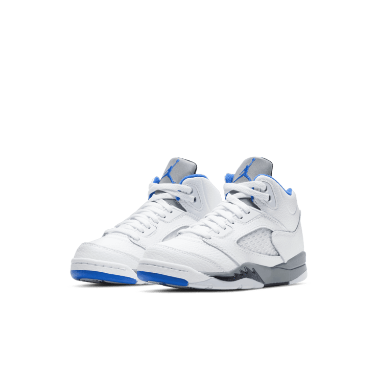 Air Jordan 5 Retro White Stealth (2021) (PS) Angle 2