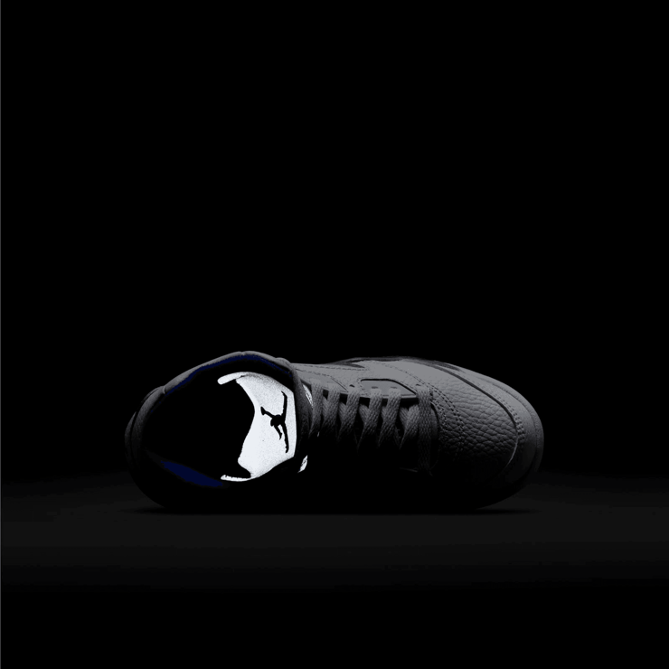 Air Jordan 5 Retro White Stealth (2021) (PS) Angle 6