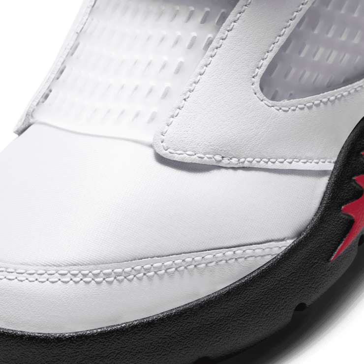 Air Jordan 5 Retro Little Flex White Black University Red (PS) Angle 4