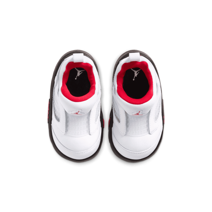 Air Jordan 5 Retro Little Flex White Black University Red (TD) Angle 1