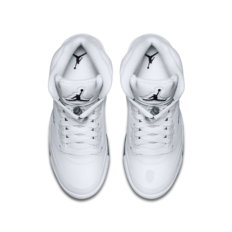 Air Jordan 5 Retro Metallic White (2015) (GS) Angle 1