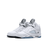 Air Jordan 5 Retro Metallic White (2015) (GS) Angle 2