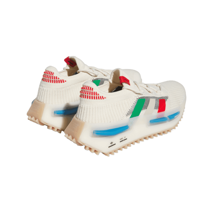 adidas NMD S1 White Red Green Angle 3