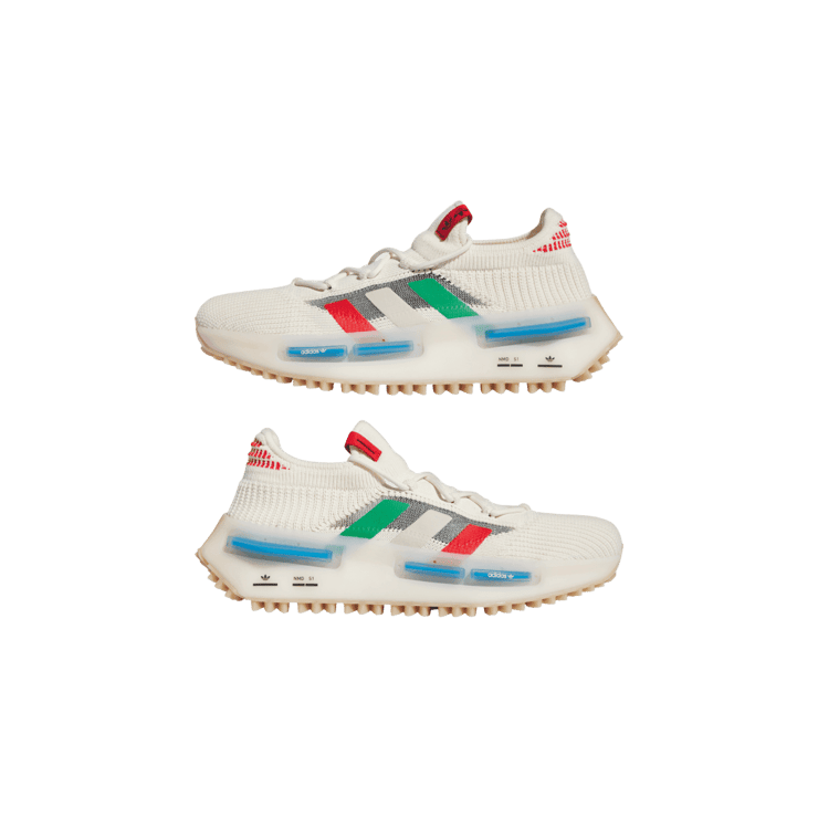 adidas NMD S1 White Red Green Angle 5