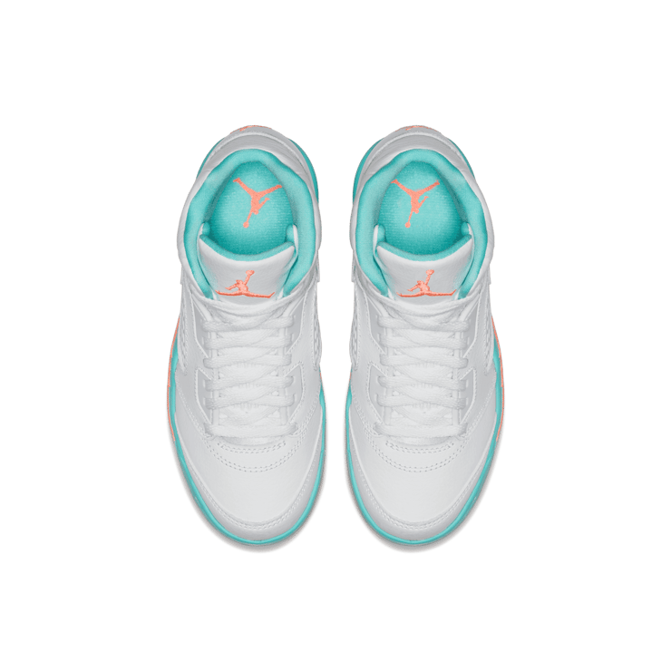 Air Jordan 5 Retro Light Aqua (PS) Angle 1