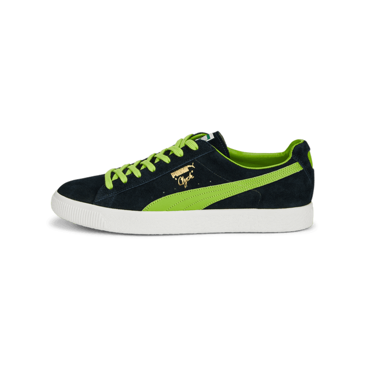 Puma Clyde Clydezilla MIJ Black Green Angle 1