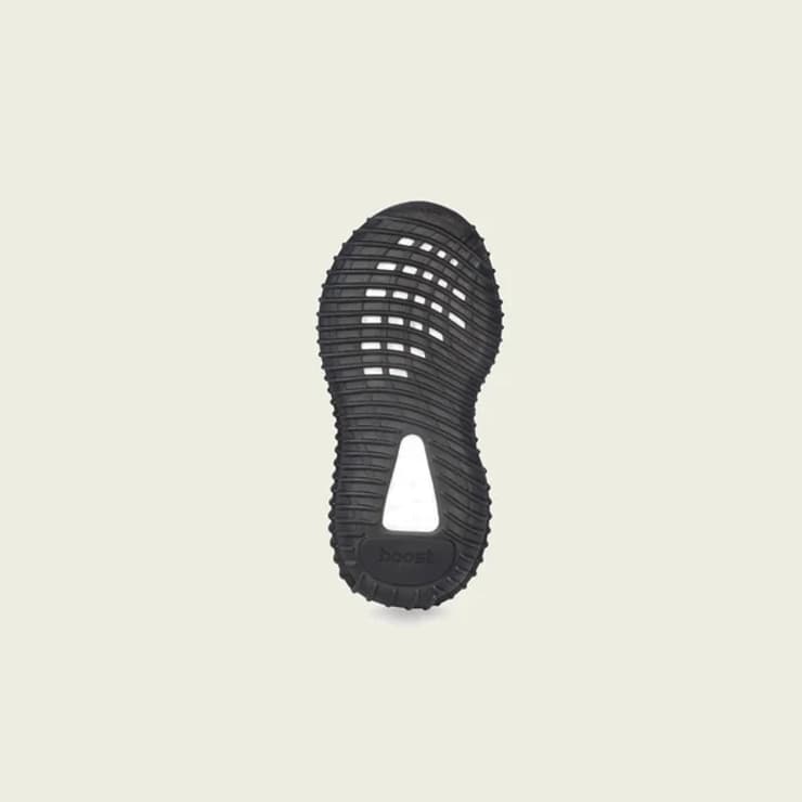 adidas Yeezy Boost 350 V2 Black (Infant) (Non-Reflective) Angle 0