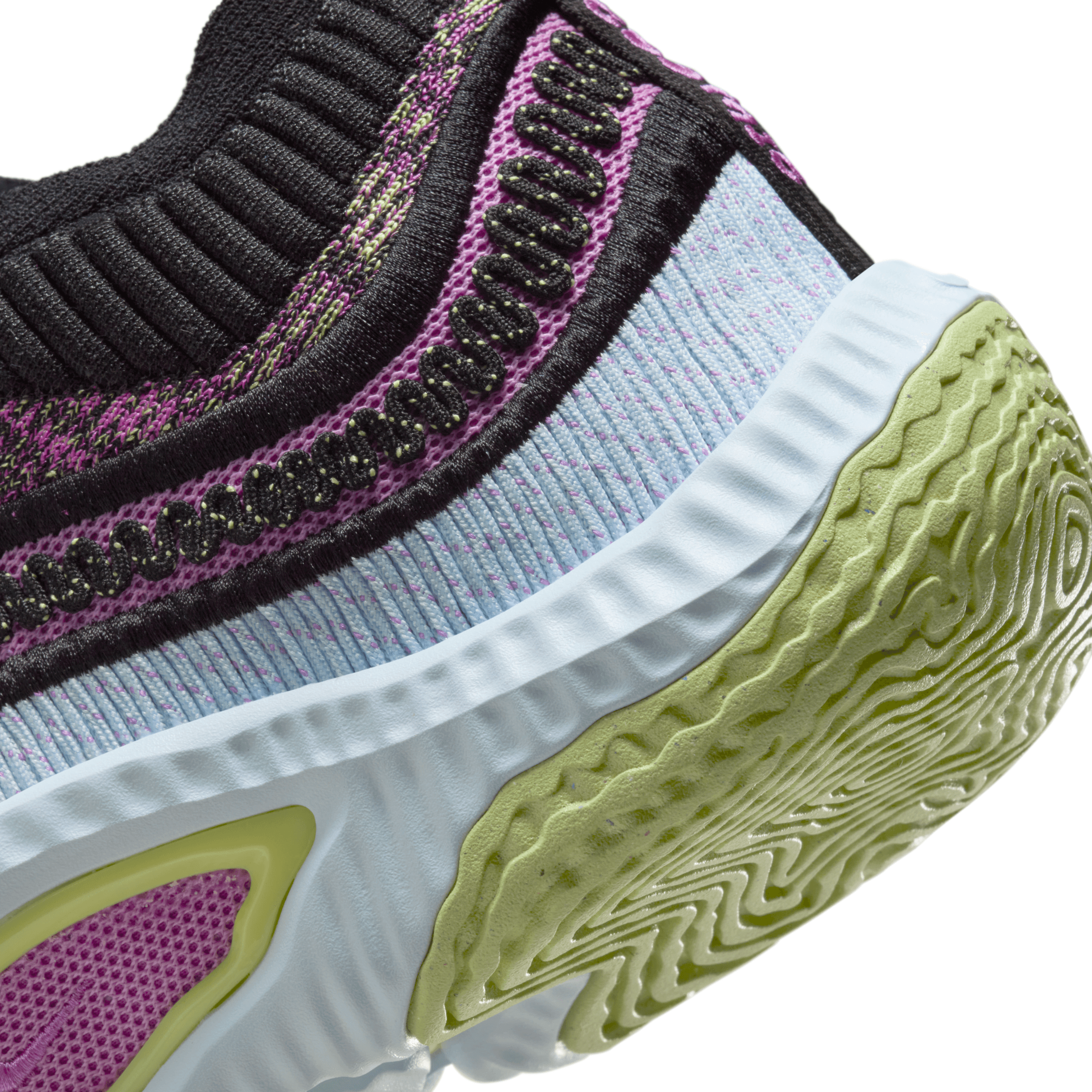 Nike Cosmic Unity 3 Rush Fuchsia Light Lemon Twist Angle 6