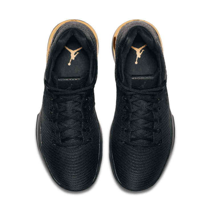 Air Jordan XXX1 Low Black Gold Angle 1